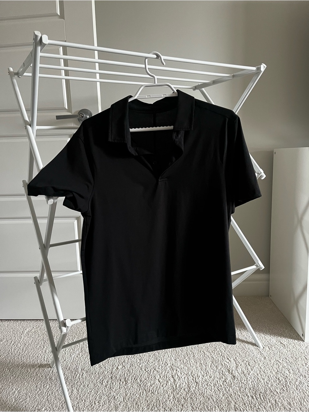 lululemon athletica Men's Black Evolution Polo Shirt